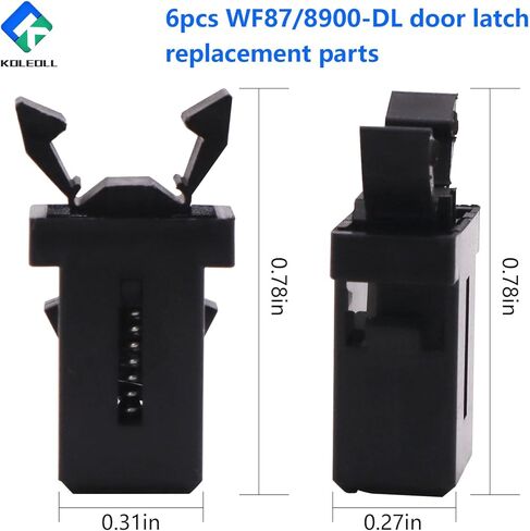 6 قطع WF87/8900-DL استبدال قفل مزلاج الباب متوافق مع محولات WFCO WF8735AD WF8735P WF8735PB WF8740AD WF8740P WF8740PB WF893050NP WF893050NP30 in Saudi Arabia
