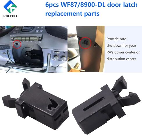 6 قطع WF87/8900-DL استبدال قفل مزلاج الباب متوافق مع محولات WFCO WF8735AD WF8735P WF8735PB WF8740AD WF8740P WF8740PB WF893050NP WF893050NP30 in Saudi Arabia