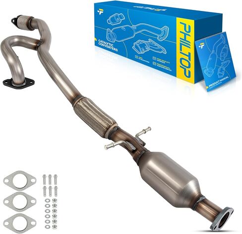 مجموعة المحول الحفاز PHILTOP المتوافقة مع Buick 2010-2012 LaCrosse 3.6L، 2010 LaCrosse 3.0L المحول الحفاز لـ 55727 (متوافق مع EPA) in Saudi Arabia