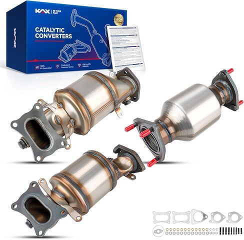 KAX 16447,16643,16658 3PCS Catalatic Converter Fit for 2009-2015 Pilot,Odyssey 2011-2013,Accord 2008-2012 3.5L,TSX 2010-2014 3.5L,TL 2009-2014 3.5L in Saudi Arabia