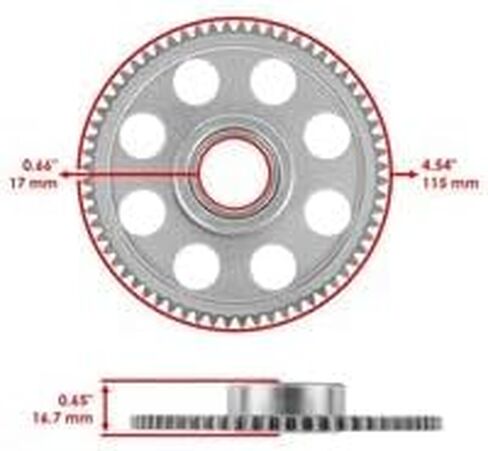 # قطع غيار الولايات المتحدة لـ Starter Clutch Gear Idler 64T لـ Can-Am لـ Renegade 570 / لـ Renegade 850 2016-2020 in Saudi Arabia