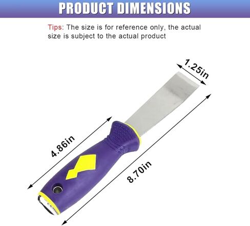 Wheel Weight Remover, Auto Tire Repair Tool with Non-Slip Grip for Removing Adhesive Stick-On Wheel Weights, Universal Tire Balancer Scraper for Most Vehicles (Scraper) in Saudi Arabia