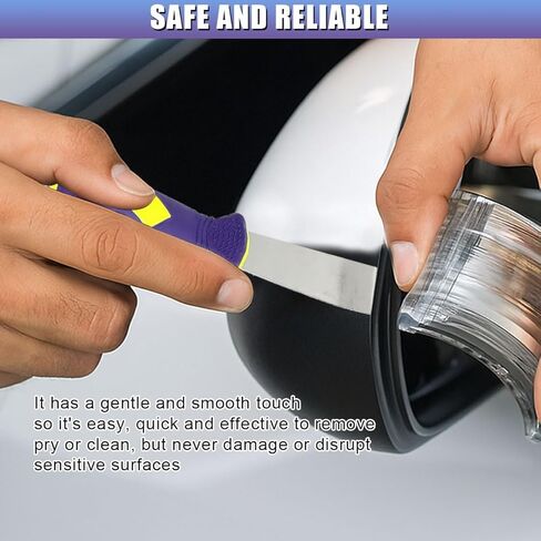 Wheel Weight Remover, Auto Tire Repair Tool with Non-Slip Grip for Removing Adhesive Stick-On Wheel Weights, Universal Tire Balancer Scraper for Most Vehicles (Scraper) in Saudi Arabia