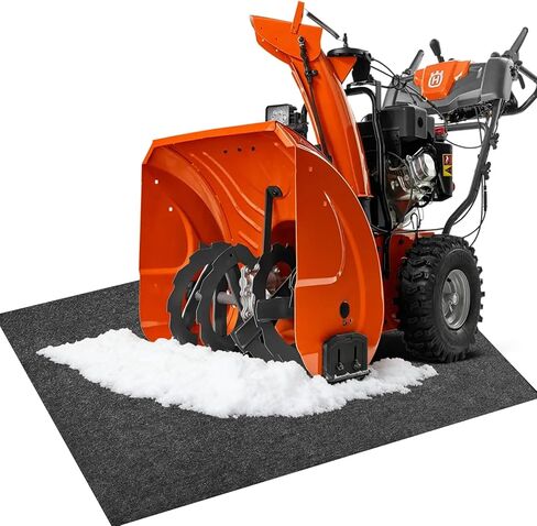 حصيرة منفاخ الثلج، حصيرة انسكاب الزيت الماصة، سجادة أرضية المرآب مقاس 6.6 × 8.5 قدم أسفل السيارة، حصيرة تسرب تسرب وسادات الزيت مع دعم للطقس، قابلة لإعادة الاستخدام، قابلة للغسل، تحمي الأرضية، سجادة صيانة عالية الامتصاص in Kuwait