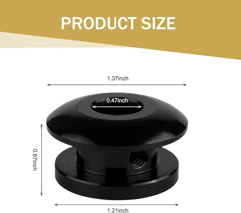 Car Shift Head Limiter, High Strength Alloy Shift Lever Retaining Base Shift Knob Retaining Snap Base, Tuning Replacement Parts for Most Cars Trucks SUVs (Black) in Saudi Arabia