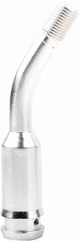 Qiilu 5 Inch Gear Shifter Stick Lever Bend Extension Shift Knob Extender Replacement for T4 1990-2003 Gear Lever Curved Pipe Gear Stick Silver in Kuwait