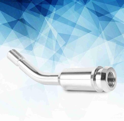 Qiilu 5 Inch Gear Shifter Stick Lever Bend Extension Shift Knob Extender Replacement for T4 1990-2003 Gear Lever Curved Pipe Gear Stick Silver in Kuwait