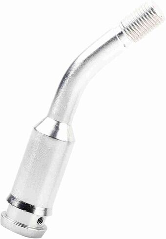 Qiilu 5 Inch Gear Shifter Stick Lever Bend Extension Shift Knob Extender Replacement for T4 1990-2003 Gear Lever Curved Pipe Gear Stick Silver in Kuwait