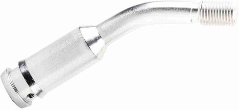 Qiilu 5 Inch Gear Shifter Stick Lever Bend Extension Shift Knob Extender Replacement for T4 1990-2003 Gear Lever Curved Pipe Gear Stick Silver in Kuwait