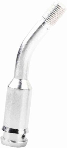Qiilu 5 Inch Gear Shifter Stick Lever Bend Extension Shift Knob Extender Replacement for T4 1990-2003 Gear Lever Curved Pipe Gear Stick Silver in Kuwait