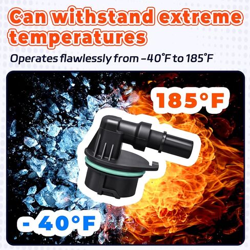 68210345AA PCV Valve Fit For Dodge Durango 2016-2021 Dodge Ram1500 2019-2021 Chrysler Pacifica 2017-2020 | Positive Crankcase Ventilation Valve Replacement | Direct Fit in Kuwait