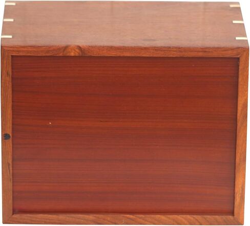 Wooden Urn Box with Brass Cross | Wood Cremation Urns for Male and Female | Decoraive Urns | Fneral Urns Adult Cremation Urns | 9.75 x 7.75 x 5.75 Burial Urns 250 Cubic Inches in Saudi Arabia