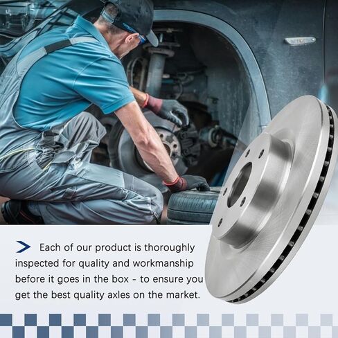 Front Brake Kit Compatible with 2002 2003 2004 2005 2006 Toyota Camry Brake Pads and Rotors Kit, Ceramic Brakes Front 10.83" Rotor in Kuwait