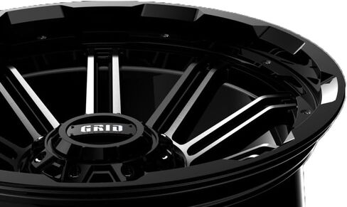 Wheel | Cast Aluminum Rim | 18x9 Size | 5x127 / 5x139.7 Bolt Pattern | 0mm Offset 5.00in | Gloss Black Machined Dark | Compatible With 1967-1976 Pontiac Bonneville | 1967-1970 Pontiac Catalina in Saudi Arabia