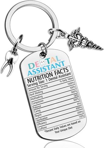 Dental Assistant Gifts For Women Men Dental Hygienist Gifts Dentals Assistant Appreciation Week Accessories Dentist Keychain Gift For Friends Coworkers Birthday Thanksgiving Christmas in Saudi Arabia