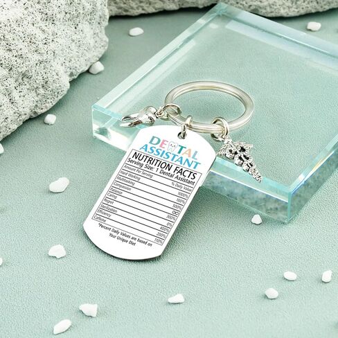 Dental Assistant Gifts For Women Men Dental Hygienist Gifts Dentals Assistant Appreciation Week Accessories Dentist Keychain Gift For Friends Coworkers Birthday Thanksgiving Christmas in Saudi Arabia