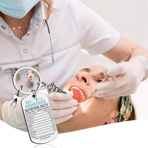 Dental Assistant Gifts For Women Men Dental Hygienist Gifts Dentals Assistant Appreciation Week Accessories Dentist Keychain Gift For Friends Coworkers Birthday Thanksgiving Christmas in Saudi Arabia