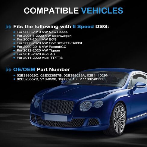 02E398029C طقم قابض ناقل الحركة DSG DQ250 Gen2 6 سرعات ناقل حركة أوتوماتيكي طقم إصلاح القابض لاستبدال VW Beetle Passat Tiguan Jetta GTI Eos Arteon A3 S3 Q3 CC TT TTS Quattro in Saudi Arabia