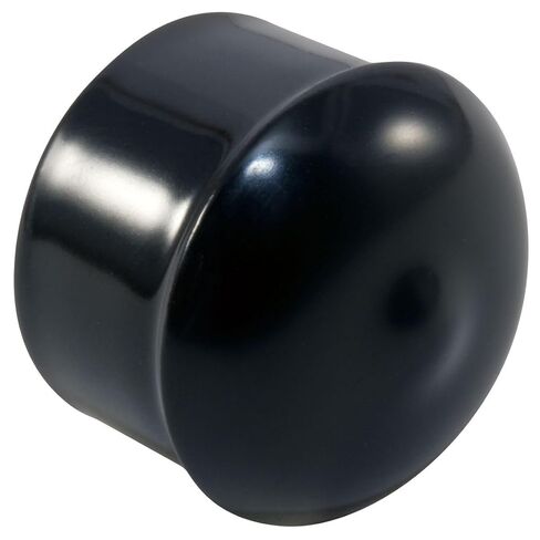Caplugs 99390306 Plastic Cap with Flanges. VCF-750-16, Vinyl, Cap ID 0.750" Length 1.000", Black (Pack of 40) in Saudi Arabia