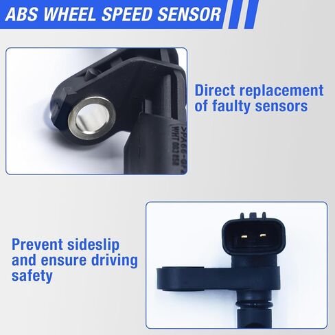 ABS Wheel Speed Sensor Front Rear Left Right Compatible with 2005-2020 Toyota Tacoma 2003-2020 4Runner 2007-2014 FJ Cruiser 2008-2020 Land Cruiser # 89542-04020 89543-04020 2Pcs in Kuwait