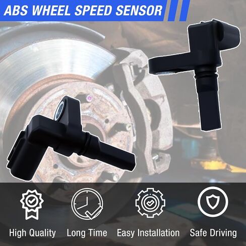 ABS Wheel Speed Sensor Front Rear Left Right Compatible with 2005-2020 Toyota Tacoma 2003-2020 4Runner 2007-2014 FJ Cruiser 2008-2020 Land Cruiser # 89542-04020 89543-04020 2Pcs in Kuwait
