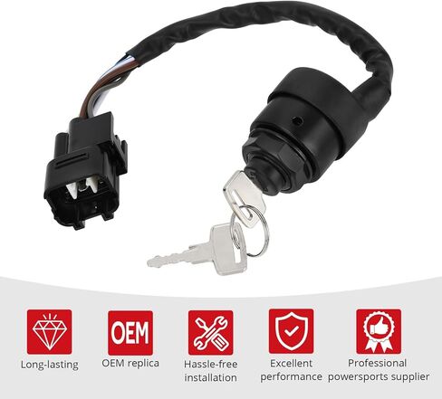 مفتاح إشعال JAVIK مناسب لـ Kawasaki Teryx 1000 Mule PRO DX/DXT/FX/FXT/FXR KAF820 KAF1000 2017-2023، OEM#27005-0643 27005-0644 in Saudi Arabia