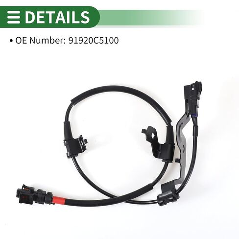 ABS Wheel Speed Sensor ABS Sensor Anti-Lock Braking System Sensor No.91920C5100 for Kia Sorento 2016-2020 1 Pcs Rear Right in Saudi Arabia