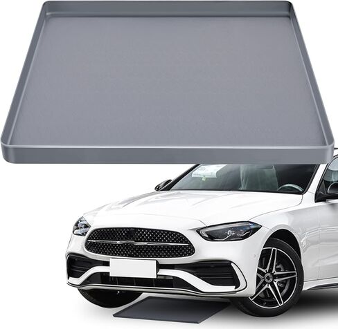 Under Car Oil Spill Mat Oil Drip Pan Garage Floor Mat Drip Tray Silicone Pad with Raised Edge Oil Drain Pan Catcher Automotive Tray Driveway Pad Liquid Leaks Non-Slip No Splatter for Floor Protector in Kuwait