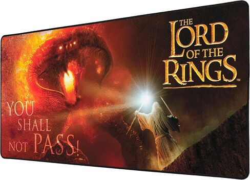 SUBSONIC - لوحة ماوس XXL Lord of The Rings 900 x 400 مم - وسادة مكتب مع قاعدة مضادة للانزلاق، لوحة ماوس للألعاب - مرخصة رسميًا in Kuwait