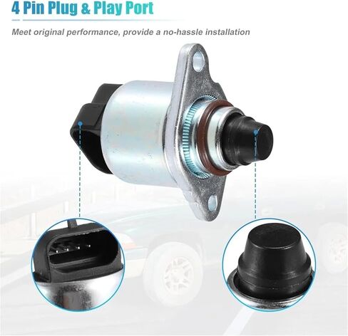 IACV 12482707 صمام التحكم في الهواء الخامل لعام 1995 2.3L L4 in Kuwait