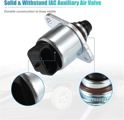 IACV 12482707 صمام التحكم في الهواء الخامل لعام 1995 2.3L L4 in Kuwait