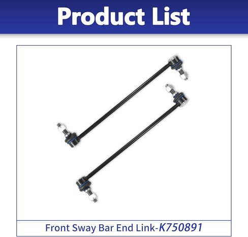 Sway Bar Link 2Pcs K750891 Front Sway Bar Links Compatible With Hyundai Tucson Santa Fe Kia Sorento Sportage Telluride in Saudi Arabia
