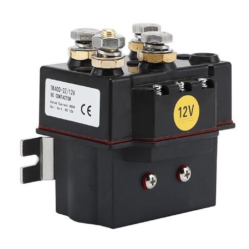 TK400-2Z DC Contactor 12V 400A 2PDT Silver Alloy Electric Winch Motor Control Forward Reverse Rotation (12V) in Kuwait