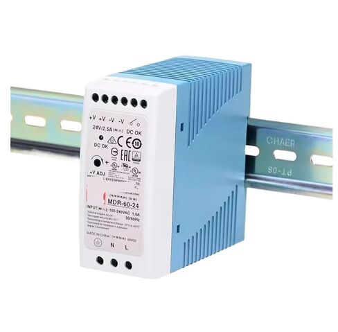 1 قطعة سلسلة MDR-60 تيار مستمر 5 فولت 12 فولت 15 فولت 24 فولت 48 فولت مخرج واحد مصدر طاقة السكك الحديدية الصناعية DIN (48 فولت) in Saudi Arabia
