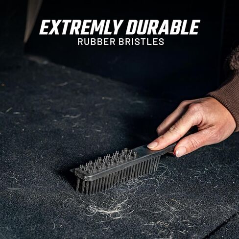 Slick Products Heavy-Duty Rubber Interior Hair Removal Brush – Automotive Carpet & Upholstery Cleaning Tool for Cars, Trucks, SUVs & RVs – Lifts Hair, Dirt & Debris from Vehicle Interiors in Kuwait