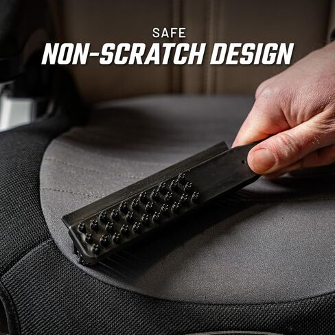 Slick Products Heavy-Duty Rubber Interior Hair Removal Brush – Automotive Carpet & Upholstery Cleaning Tool for Cars, Trucks, SUVs & RVs – Lifts Hair, Dirt & Debris from Vehicle Interiors in Kuwait