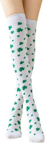 St Patricks Day Socks for Women Men Thigh High Socks in Kuwait