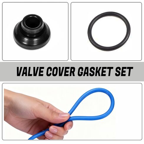 مجموعة حشية غطاء الصمام لـ 2006-2011 تشيفي إمبالا ماليبو 3.5L 3.9L V6 لصورة ظلية أولدزموبيل أليرو كتلاس، لبونتياك جراند بريكس | استبدال VS50442R | إيقاف تسرب الزيت، مطاط متين، ختم مثالي in Kuwait