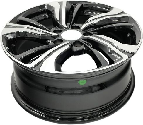 New Single 17" 17x7 Inch Wheel for 2016–2021 Honda Civic | OEM Design Replacement Alloy Rim | Machined Black | Direct Fit - OE Stock Specs | 64099 in Kuwait