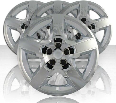 17" Chrome Bolt-on Hubcaps for 2008-2012 Chevy Malibu in Kuwait