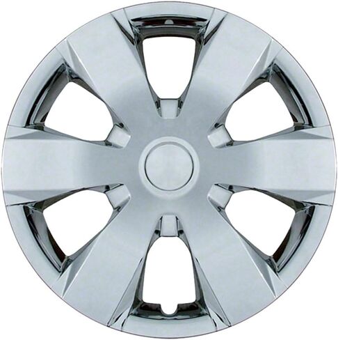Set of 4 14" Push-on Chrome Hubcaps in Kuwait
