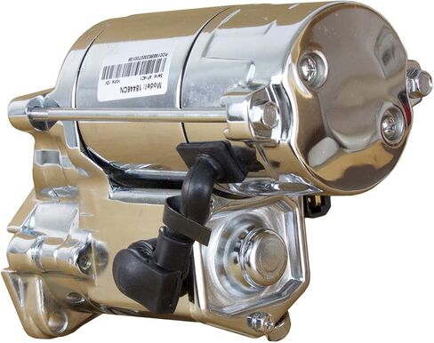 RAREELECTRICAL Chrome عزم دوران عالٍ 2.0 كيلو وات متوافق مع Harley-Davidson Fxr Super Glide Fxlr Low Rider Custom Dyna Softail 1340Cc 1450Cc 1994-2006 31558-90 Road Glide Tour Glide Fxr2 7Hp in Saudi Arabia