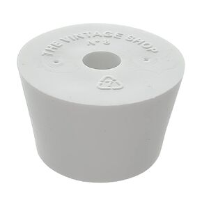FE455 Rubber Stopper- Size 8- Drilled in Kuwait