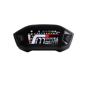 Motorcycle Digital Speedometer Universal LCD Tachometer Instrument Cluster Turn Light Indicator Voltmeter Oil Gauge Compatible with Universal Motorcycle Models in Kuwait