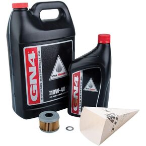 طقم تغيير الزيت مع Pro-Honda GN4 10W-40 لهوندا TRX 500 4x4 فورمان 2012-2018 in Saudi Arabia