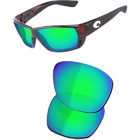 عدسات OSharp البديلة لنظارات Costa Del Mar Tuna Alley الشمسية - مستقطبة عالية الدقة، عاكسة، حماية من الأشعة فوق البنفسجية وملائمة تمامًا in Kuwait