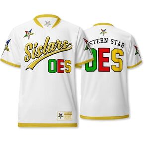 قميص OES Sistars Eastern Star Jersey، قميص Order of The Eastern Star، تي شيرت Sistar، 2XS-6XL in Kuwait