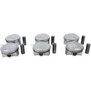 6Pcs Piston Rings Set STD 96mm Compatible with 3.0T V6 Engines for Models 970 and 95B - Includes Parts 94610306013 94610306019 94610306008 in Kuwait