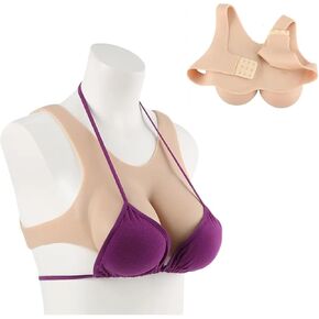 Realistic Fake Boobs Silicone Breastplate Breast Forms Cosplay Breasts Enhancers Forms C-J Cup for Transgender Cosplay Drag Queen in Saudi Arabia