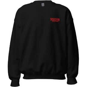 Stranger Things Embroidered Crewneck - Officially Licensed in Kuwait